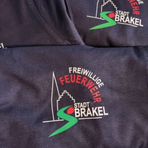 Referenzen Ankerding Brakel Niesen T-Shirts für die Feuerwehr Brakel