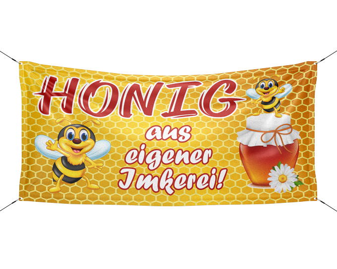 Werbebanner Banner Honig
