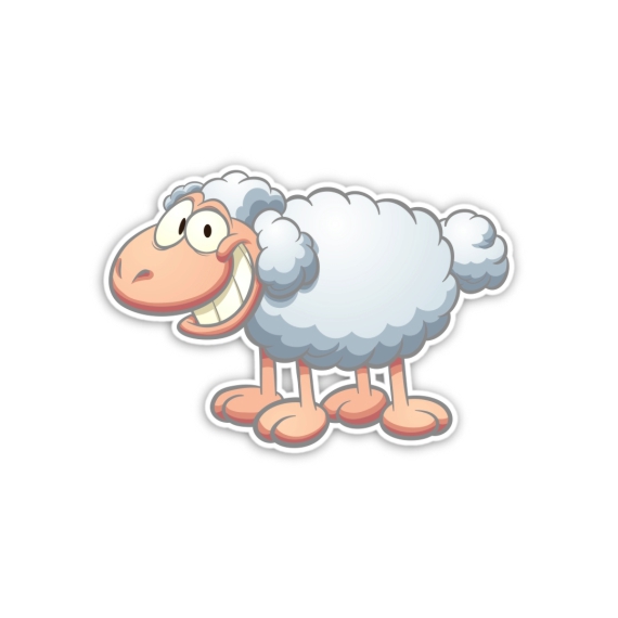 Aufkleber Sticker The Sheep
