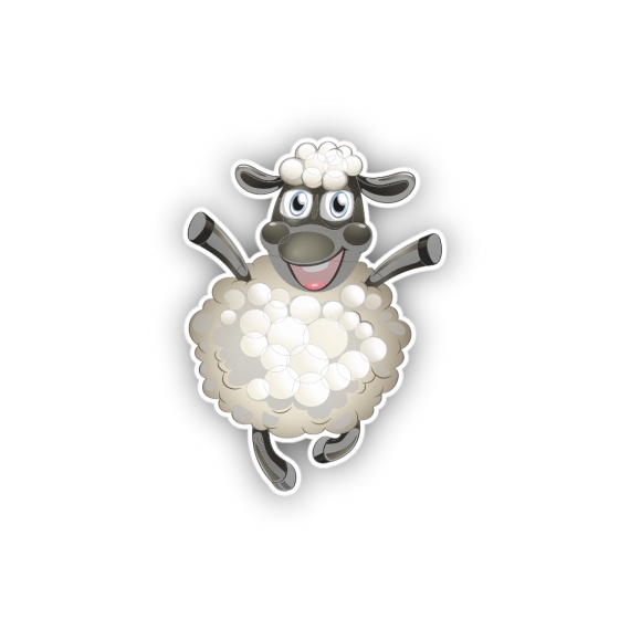 Aufkleber Sticker The Sheep