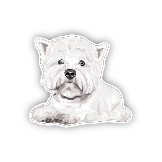 Aufkleber Sticker West Highland Terrier