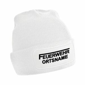 Beanie mit Feuerwehr Stick