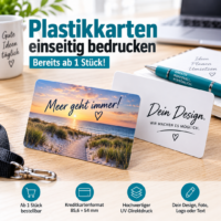 Individuelle Plastikkarten bedrucken lassen – bereits ab 1 Stück