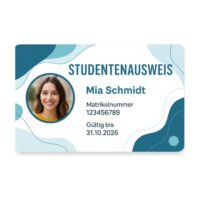 Einseitig bedruckte Plastikkarten – Individuelle Ausweise, Mitglieds- & Kundenkarten aus PVC – Bild 2