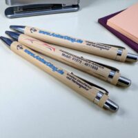 Nachhaltiger Bambus Kugelschreiber – individuell graviert oder farbig bedruckt – Bild 7