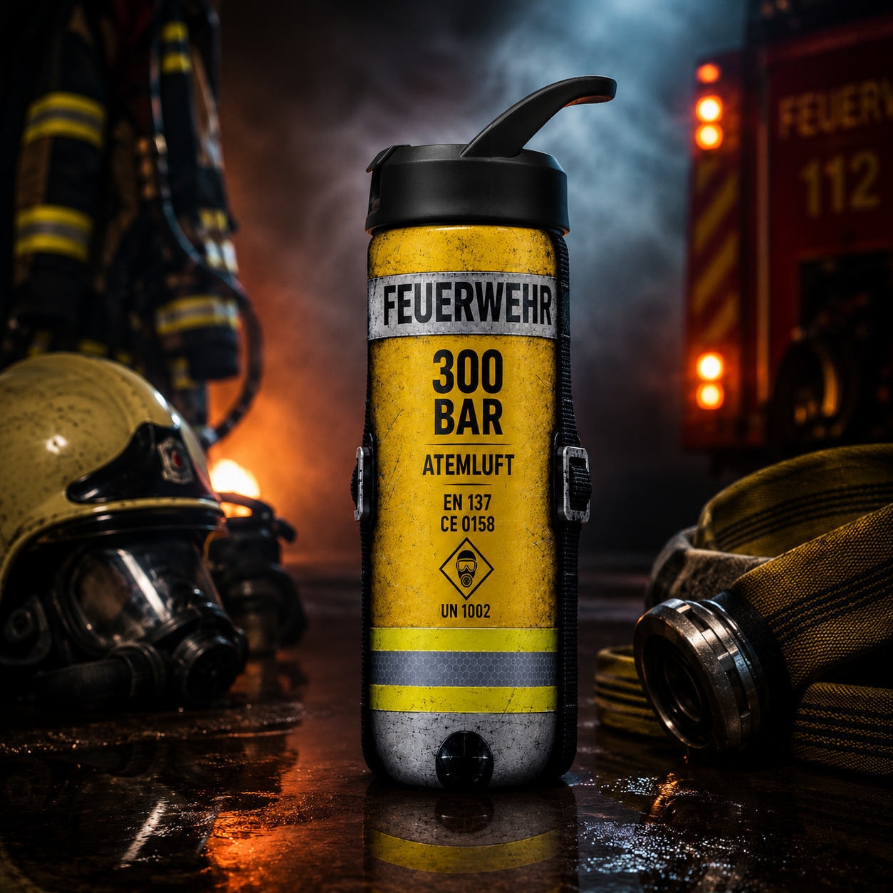 Feuerwehr Tumbler Atemluft
